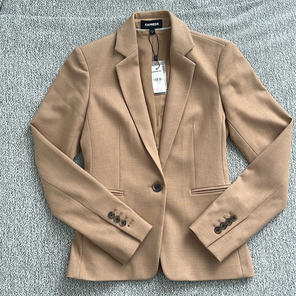 NWT Camel Brown Blazer